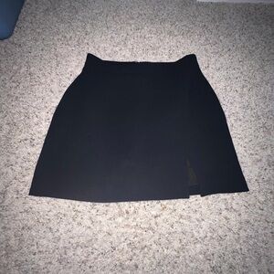 Aritzia Wilfred Black Mini Skirt
